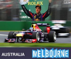 yapboz Sebastian Vettel - Red Bull - 2013 Avustralya GP, sınıflandırılmış 3